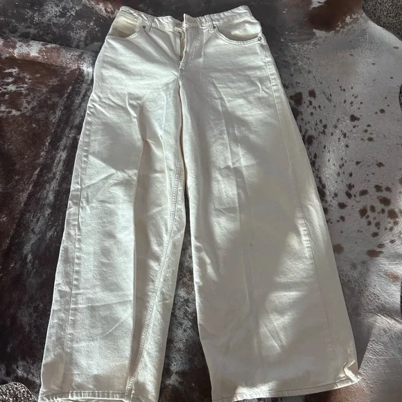 Free People New WATERFALL BAGGY JEANS - Picture 4 of 5